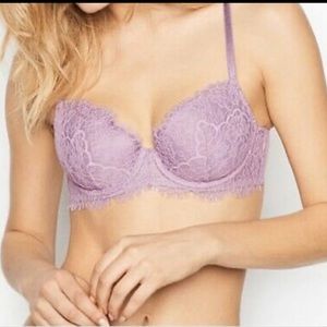 Lightly Lined Demi Lace Bra 36D